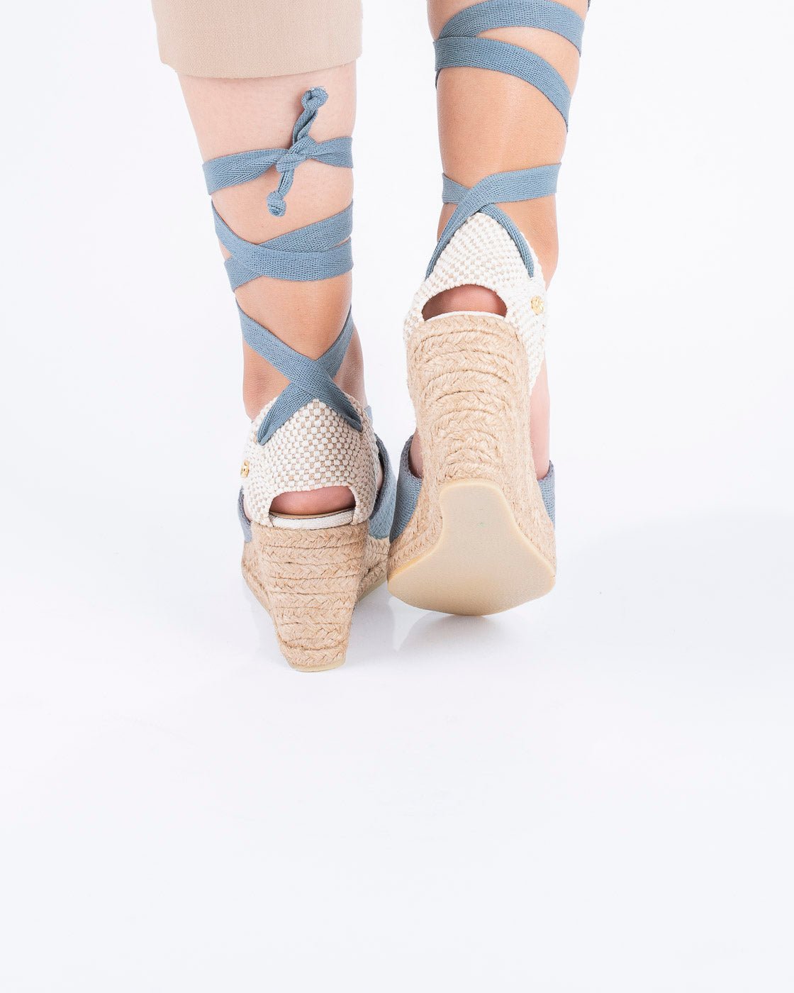 Alpargata Riviera Azul - Khala Design | Bolsos y zapatos en cuero para mujer
