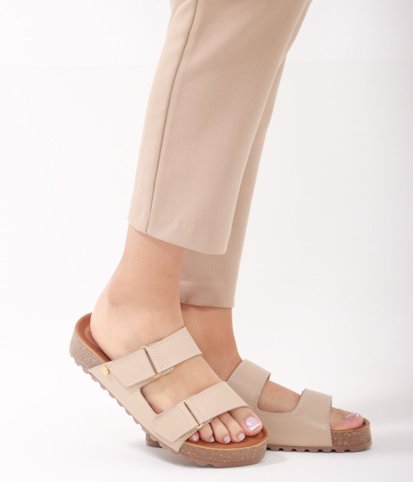 SANDALIA TAUPE GLEAM