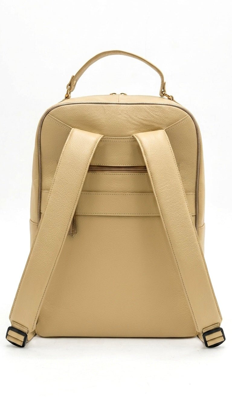 Morral Emma Color Almendra - Khala Design | Bolsos y zapatos en cuero para mujer
