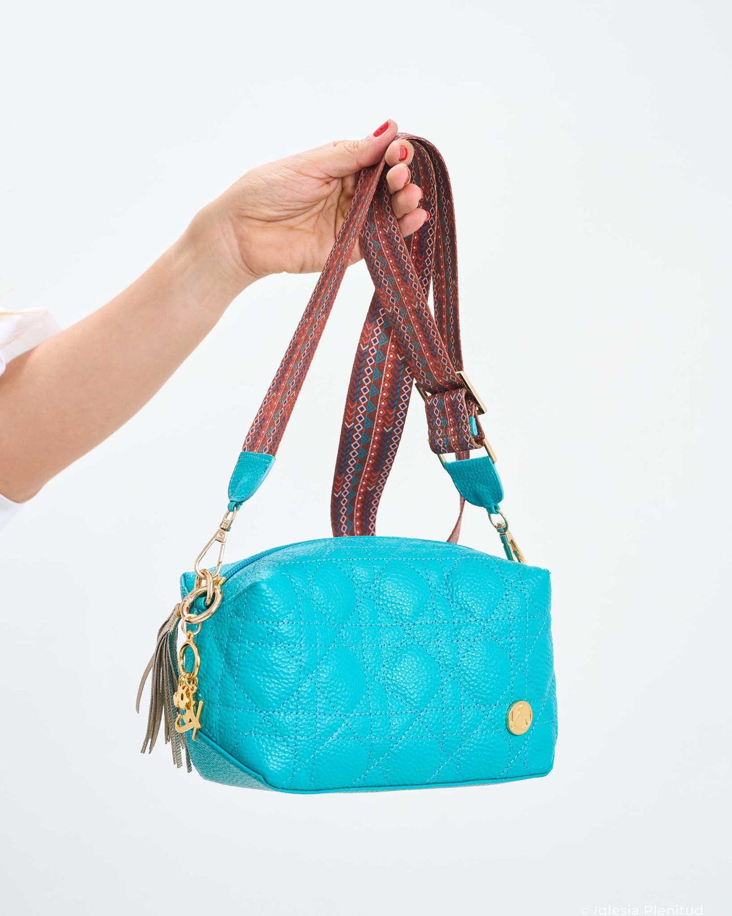 CARTERA LITA TURQUESA