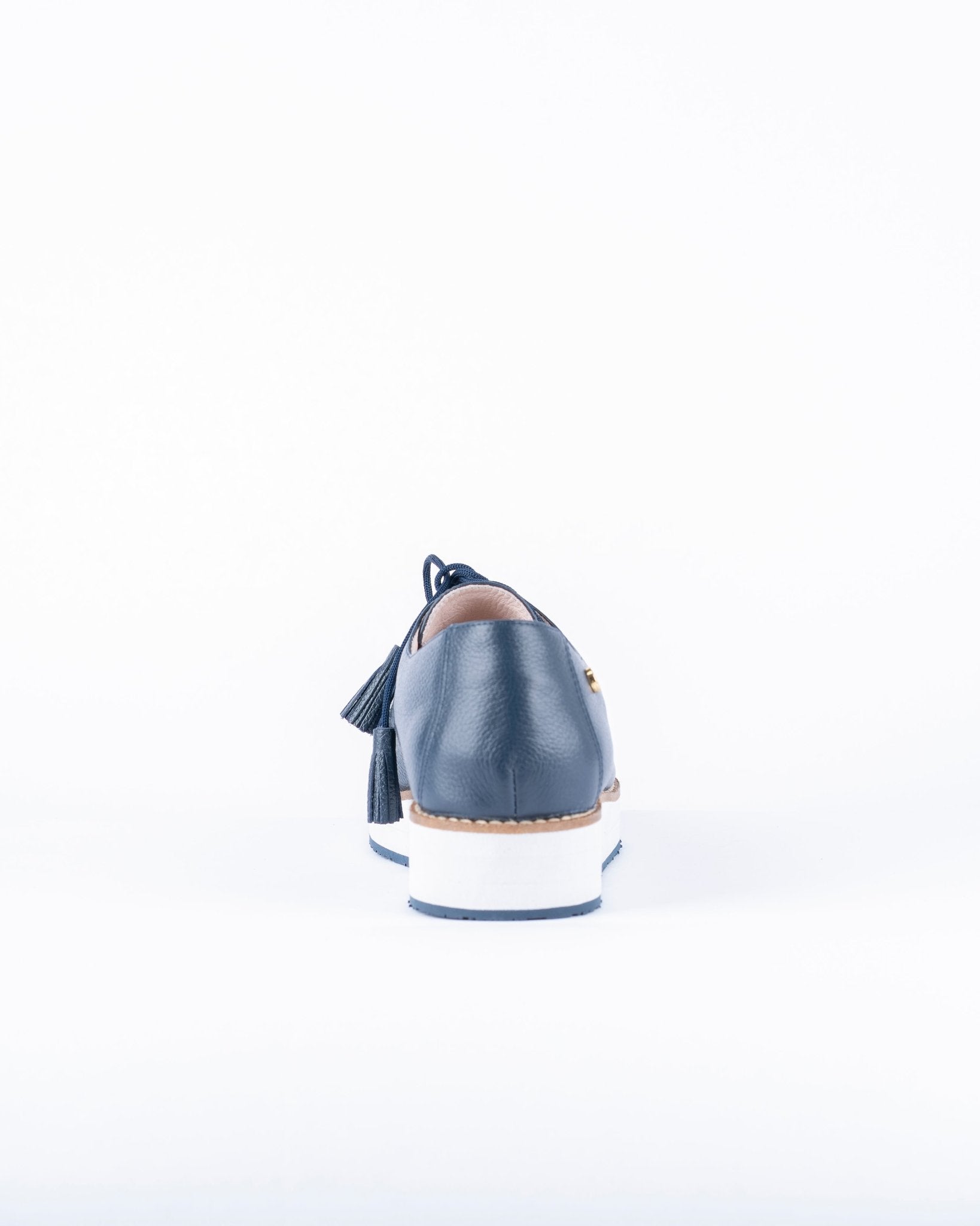 Oxford Amalia Azul - Khala Design | Bolsos y zapatos en cuero para mujer