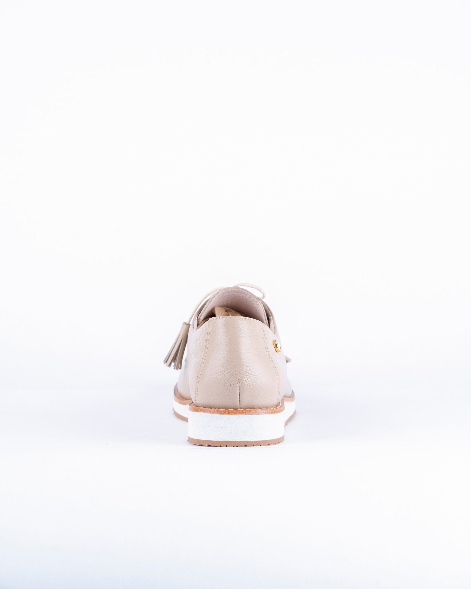 Oxford Amalia Taupe - Khala Design | Bolsos y zapatos en cuero para mujer