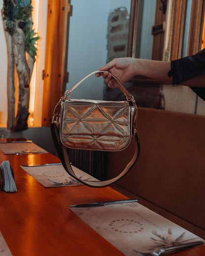 Bolso Áurea Dorado