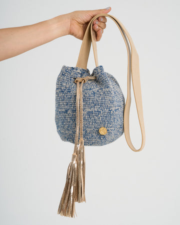 MOCHILA WAYUU ANCESTRAL AZUL