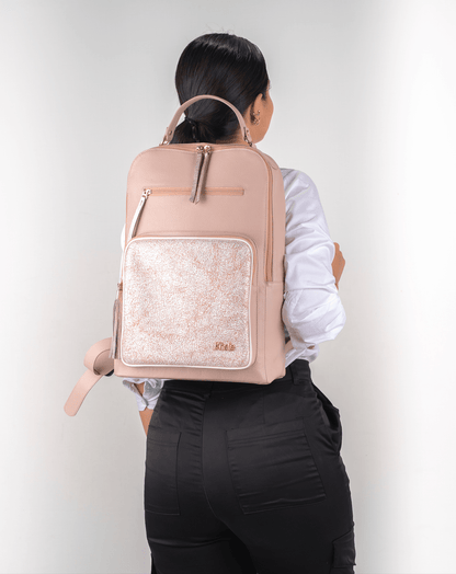 Morral Emma color Nude - Khala Design | Bolsos y zapatos en cuero para mujer
