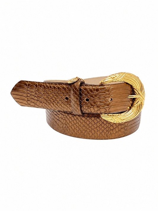 Correa Bronce - Khala Design | Bolsos y zapatos en cuero para mujer