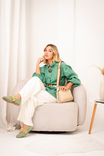 Baleta Clarice Verde