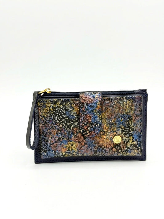Tarjetero Azul - Khala Design | Bolsos y zapatos en cuero para mujer