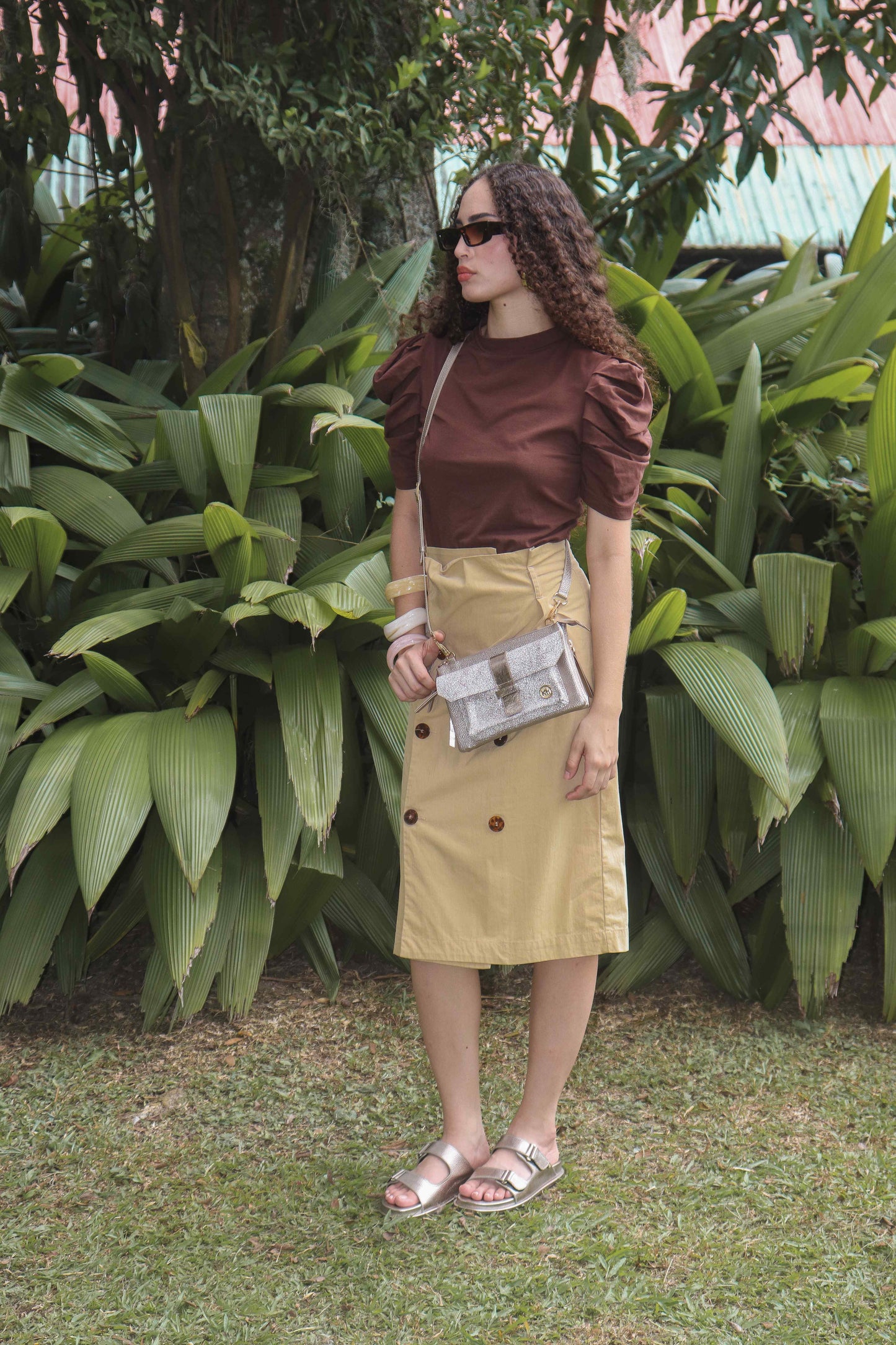 Sandalia Selene Bronce