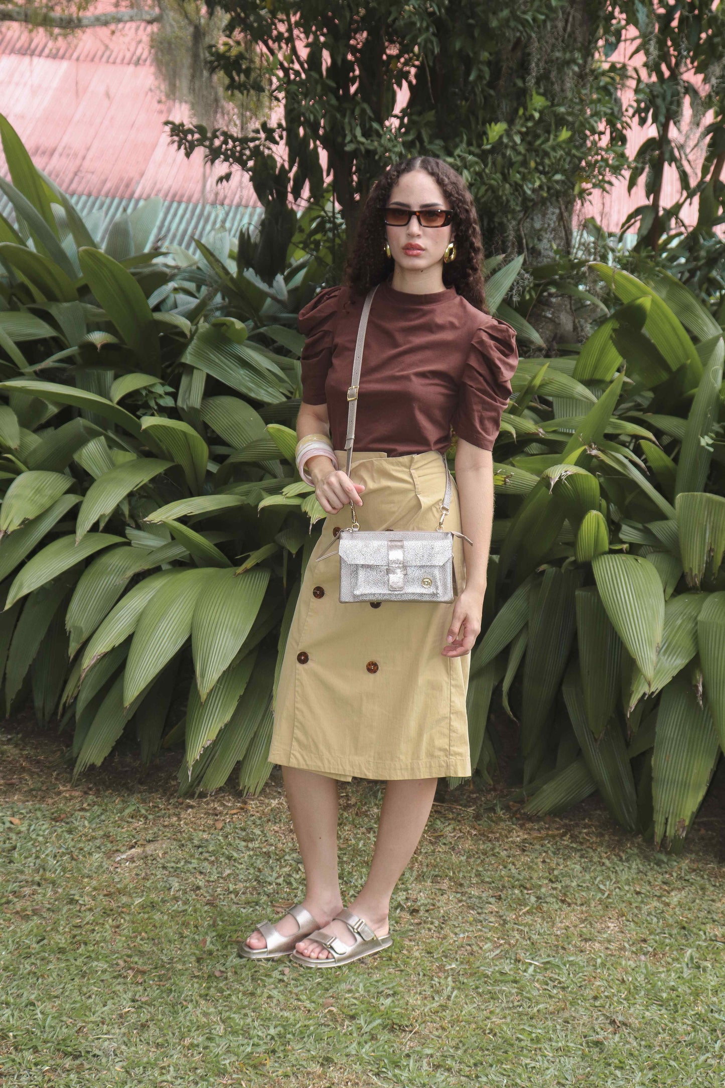 Sandalia Selene Bronce