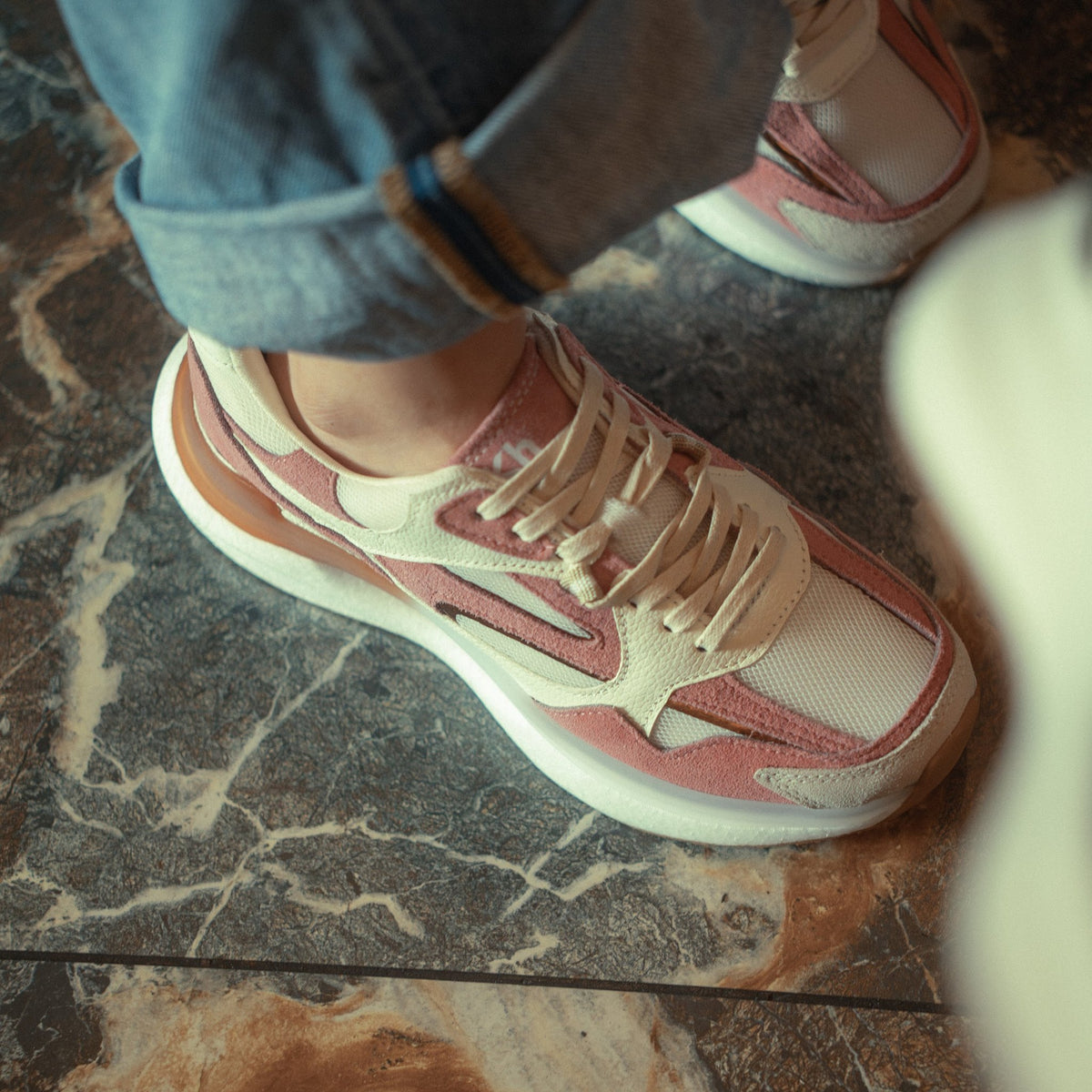 Tenis Kharlota Rosado - Khala Design | Bolsos y zapatos en cuero para mujer