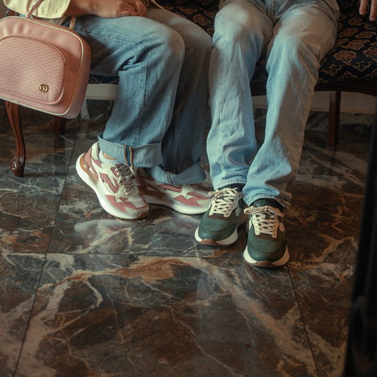 Tenis Kharlota Rosado - Khala Design | Bolsos y zapatos en cuero para mujer