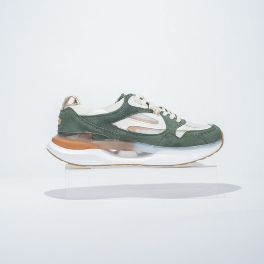 Tenis Kharlota Verde - Khala Design | Bolsos y zapatos en cuero para mujer