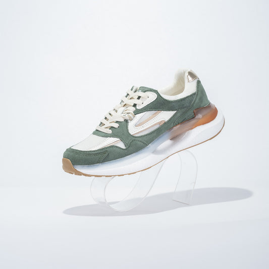 Tenis Kharlota Verde - Khala Design | Bolsos y zapatos en cuero para mujer