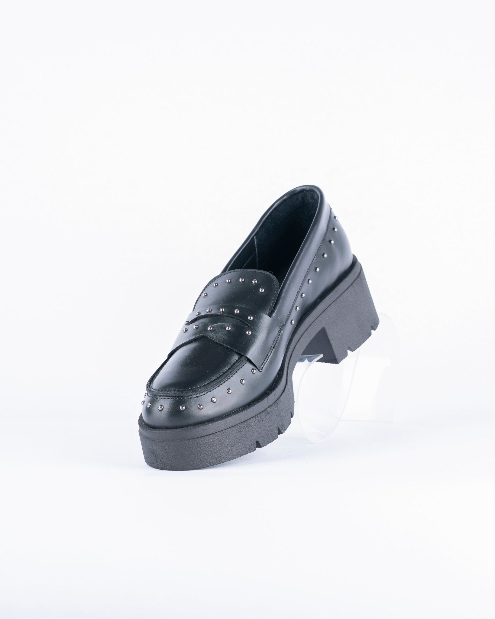Oxford Noir Elegance - Khala Design | Bolsos y zapatos en cuero para mujer