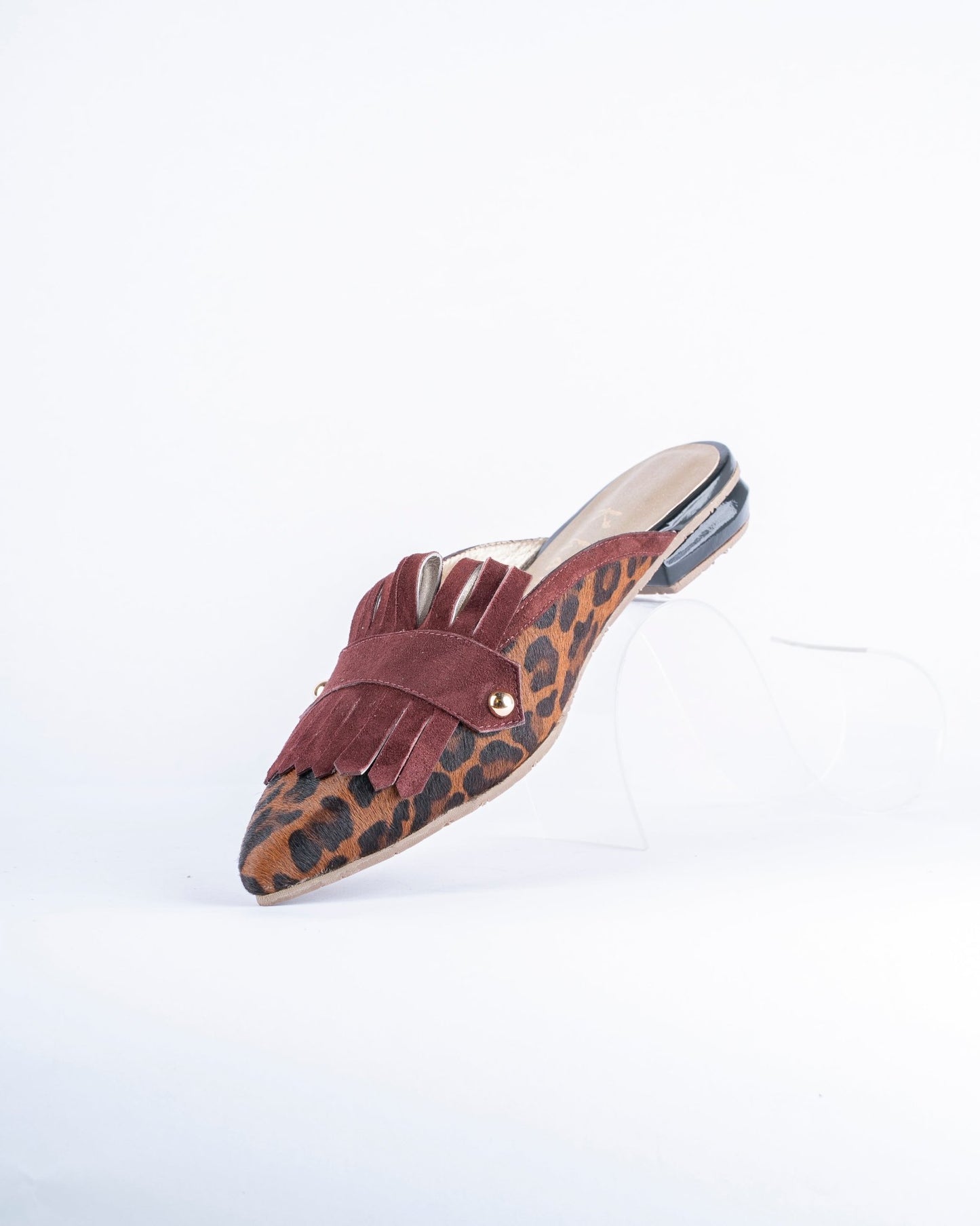 Suecos Safari Cebra - Khala Design | Bolsos y zapatos en cuero para mujer
