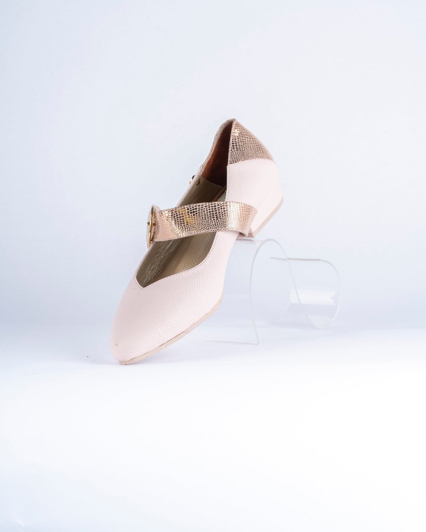 Baleta Liria Nude - Khala Design | Bolsos y zapatos en cuero para mujer