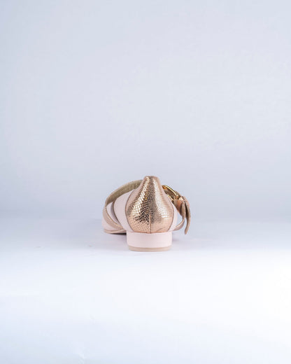 Baleta Liria Nude - Khala Design | Bolsos y zapatos en cuero para mujer