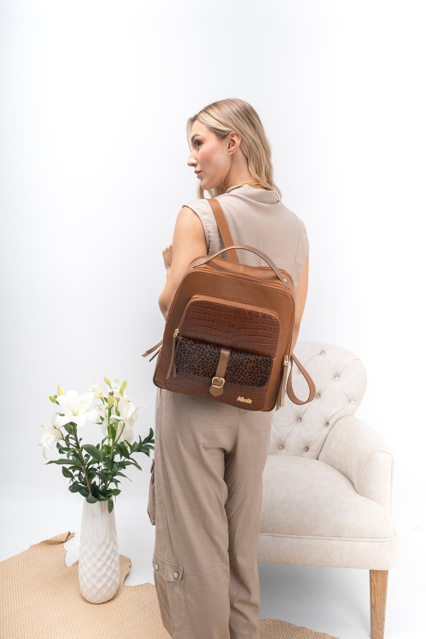 Morral Miel - Khala Design | Bolsos y zapatos en cuero para mujer